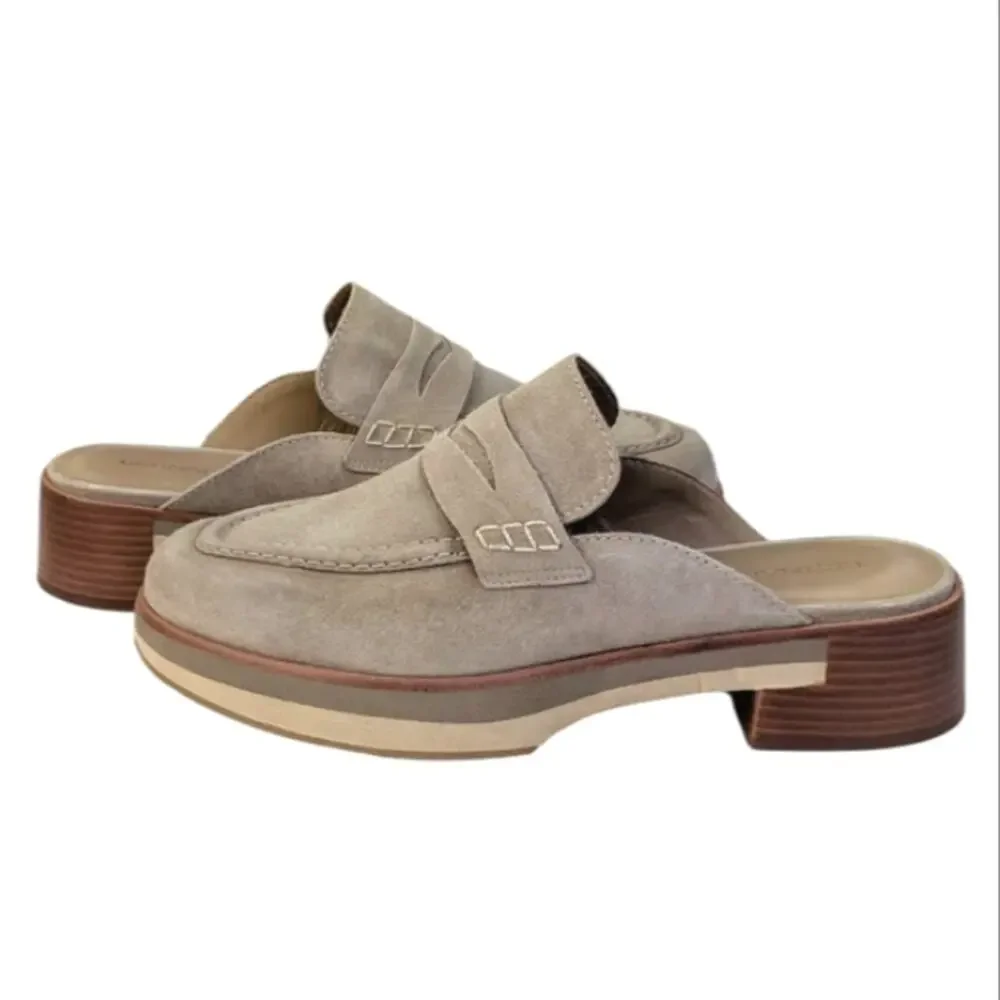 Bernardo Suri Penny Loafer Mules EUC $248 Size 9.5M  S3559